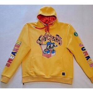 Makobi Get‘Em Hoodie Yellow Sneaker Junkie XL Authentic Brand M4737